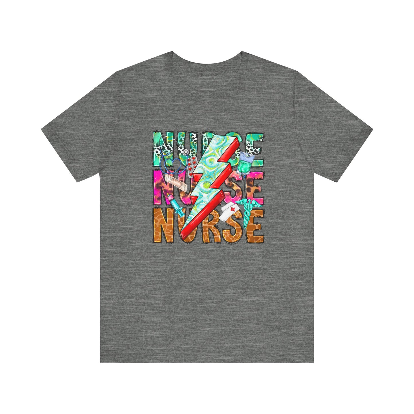NURSE Vibes Graphic Tee – Bold, Bright & Built for Healthcare Heroes