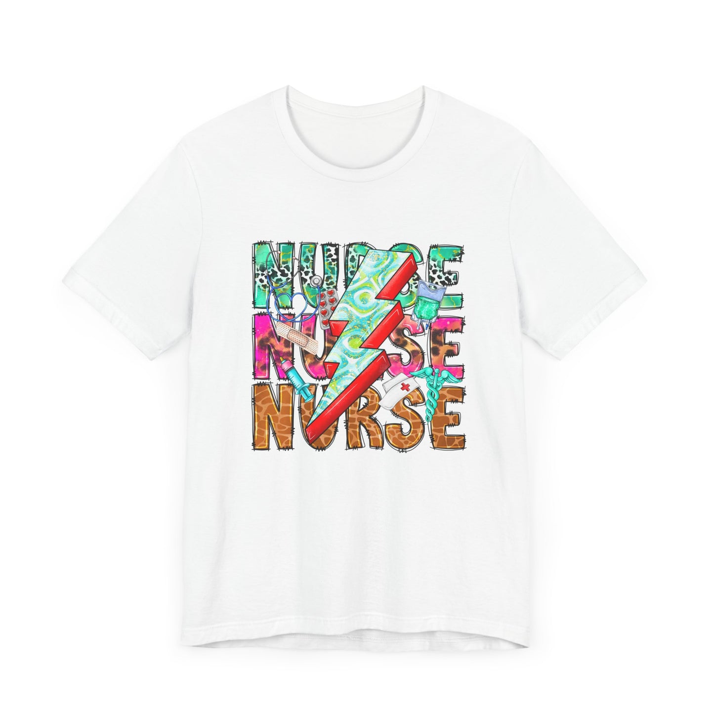 NURSE Vibes Graphic Tee – Bold, Bright & Built for Healthcare Heroes