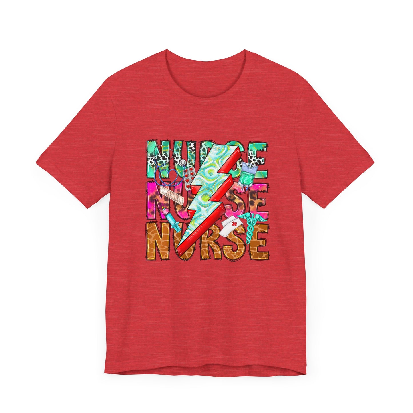NURSE Vibes Graphic Tee – Bold, Bright & Built for Healthcare Heroes