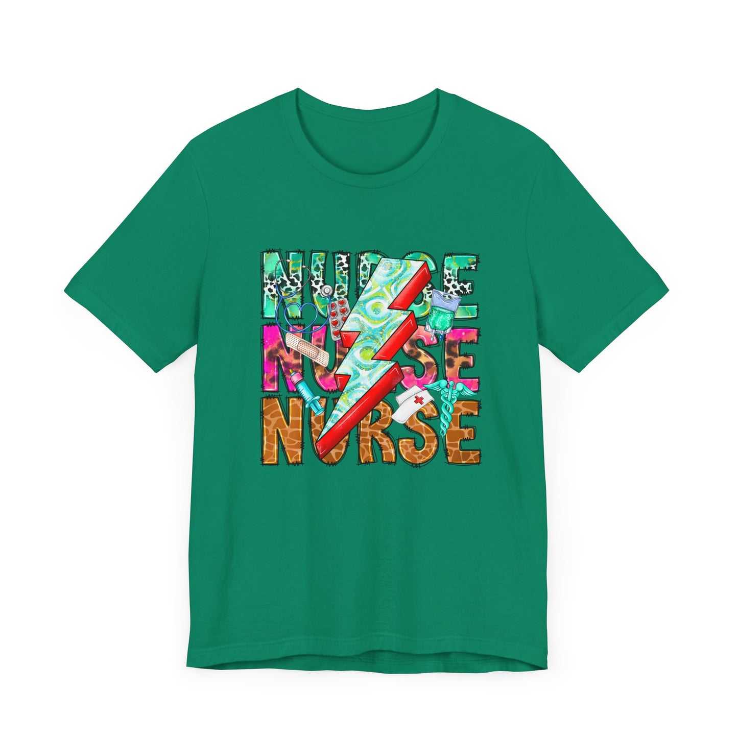 NURSE Vibes Graphic Tee – Bold, Bright & Built for Healthcare Heroes