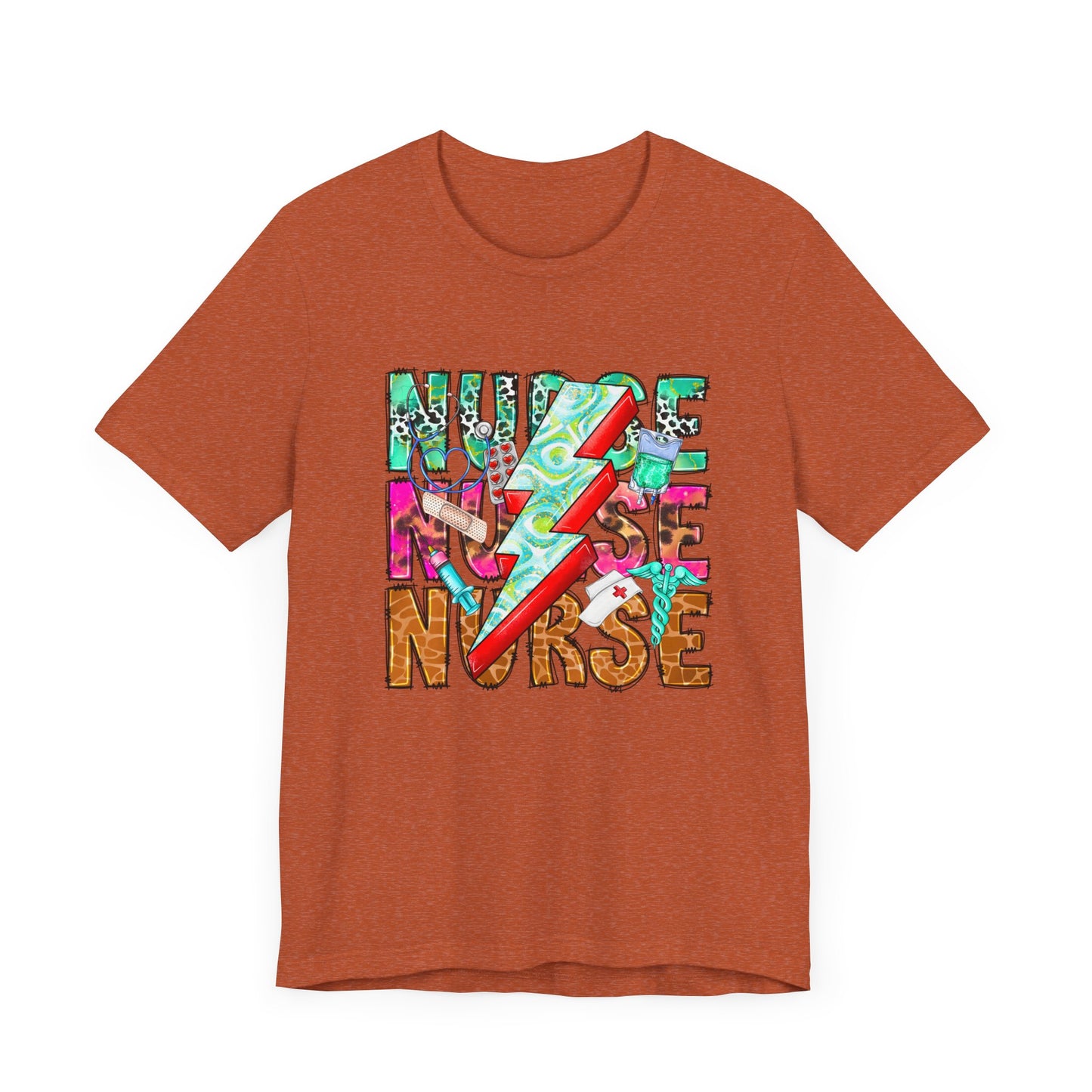 NURSE Vibes Graphic Tee – Bold, Bright & Built for Healthcare Heroes