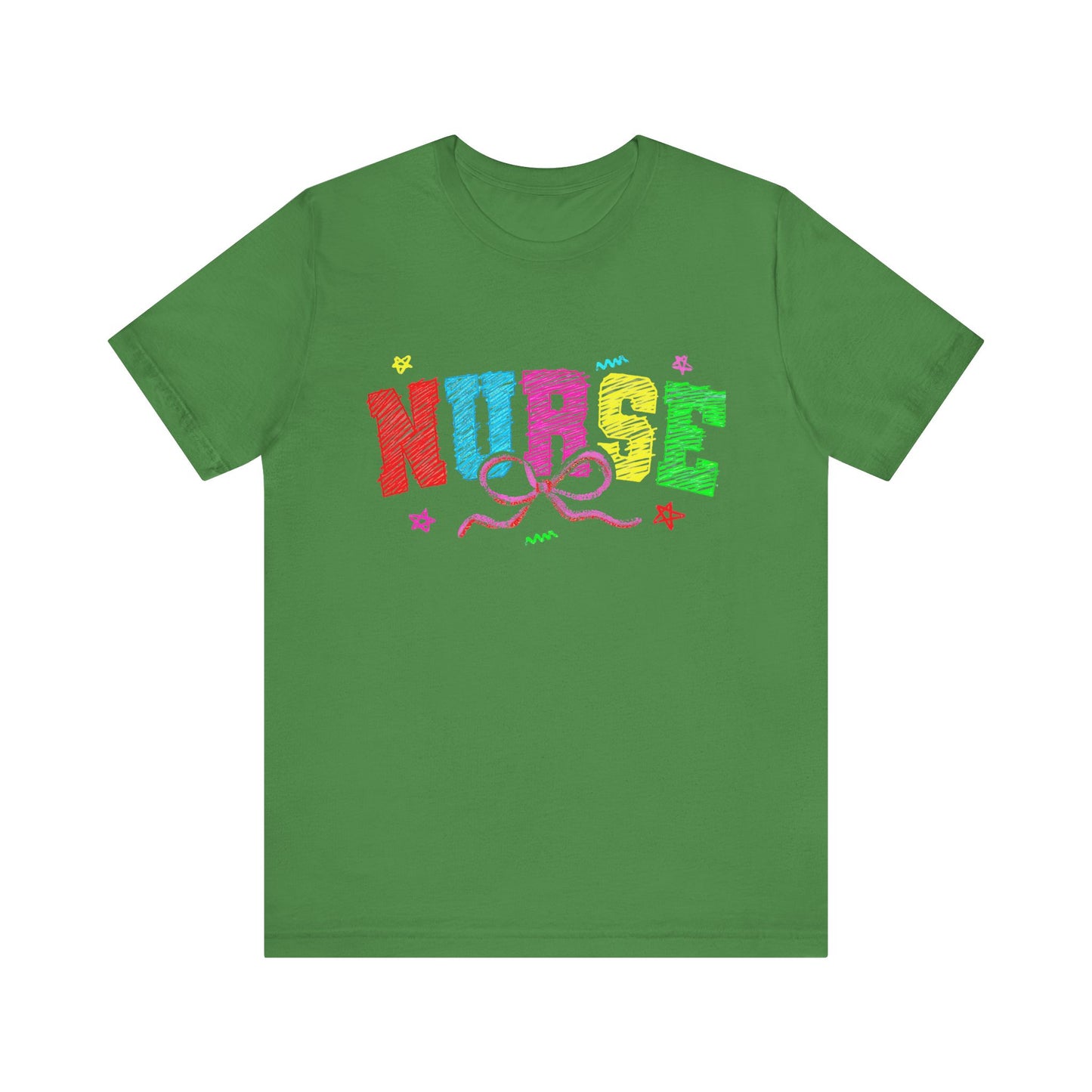 Nurse Tee with Color Writing