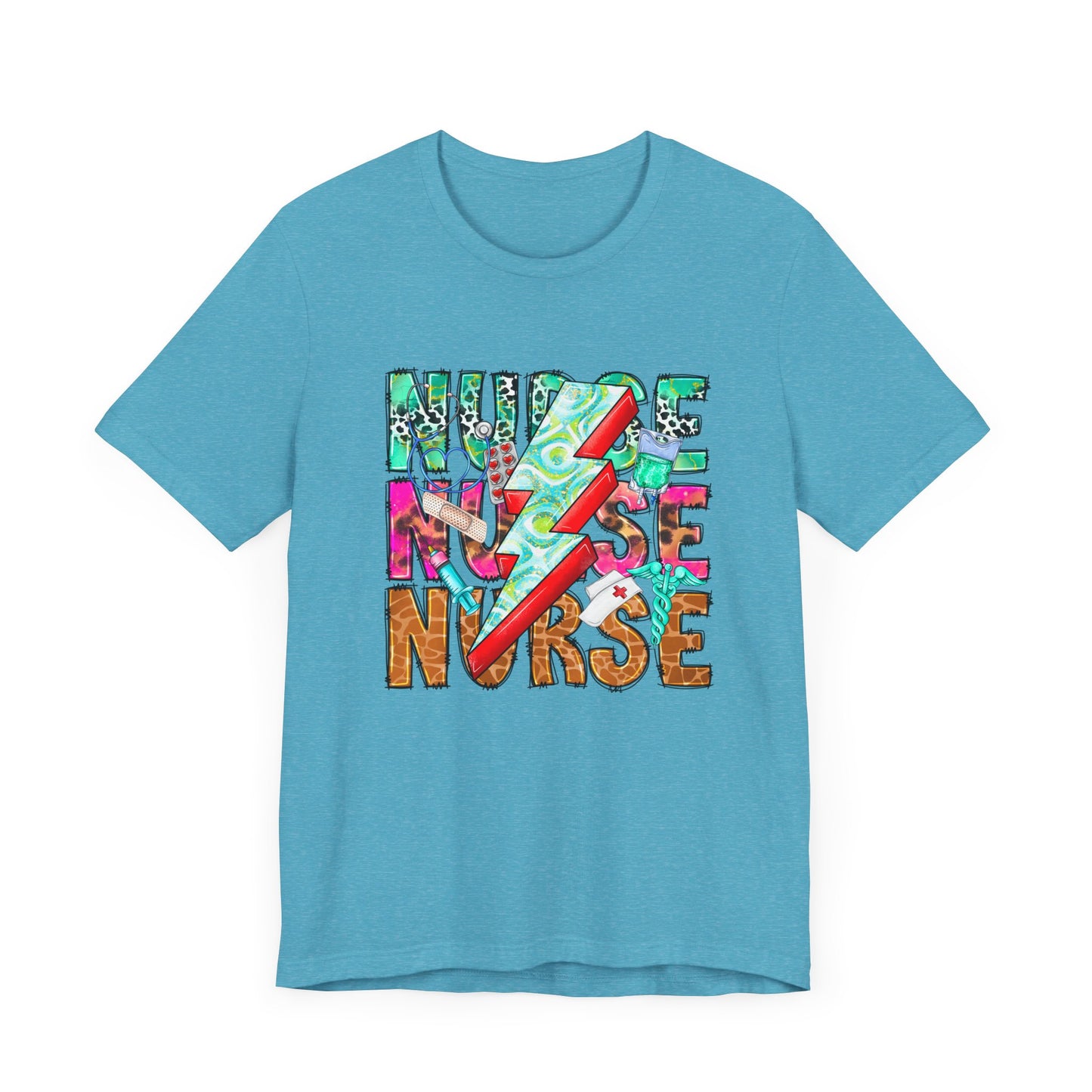 NURSE Vibes Graphic Tee – Bold, Bright & Built for Healthcare Heroes