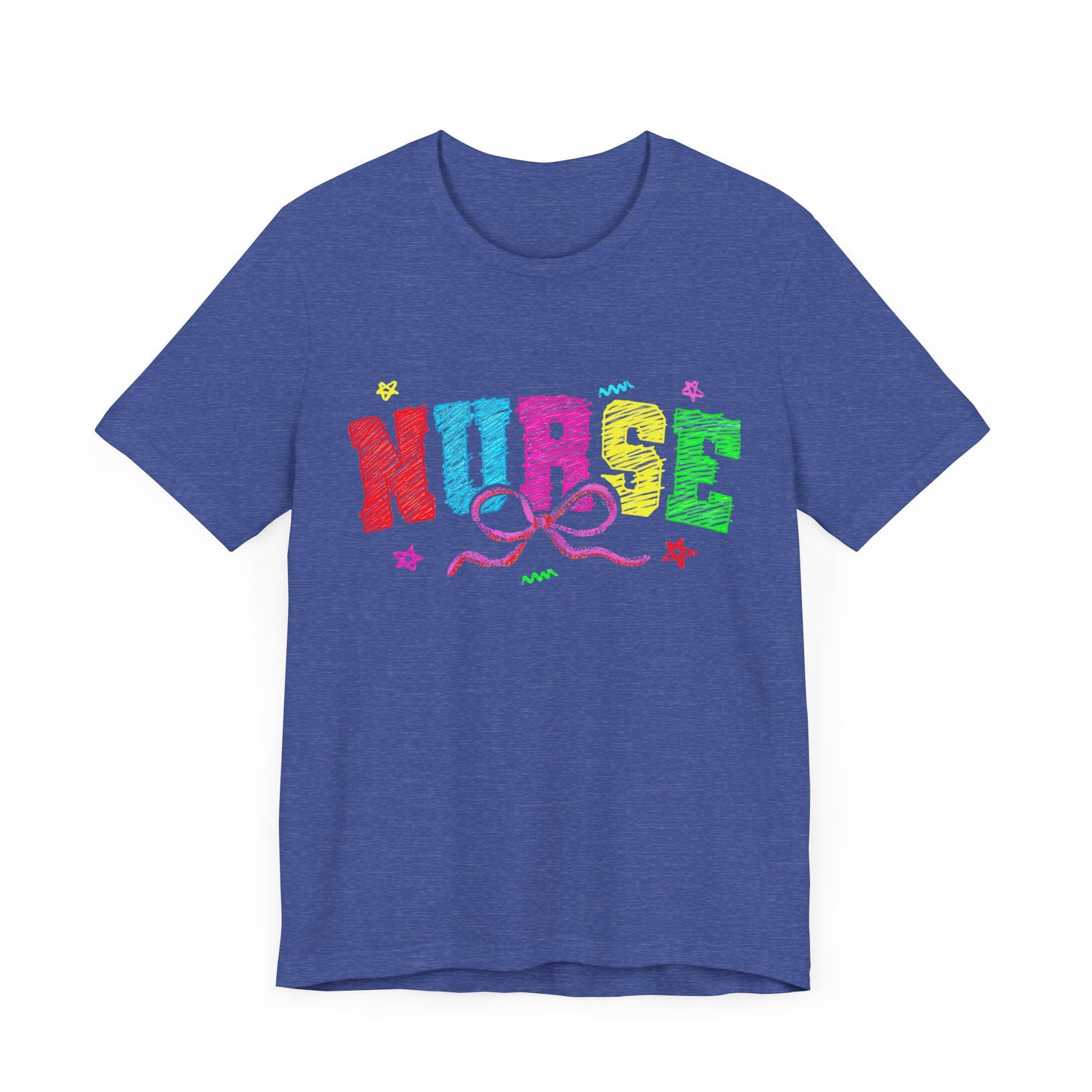 Nurse Tee with Color Writing