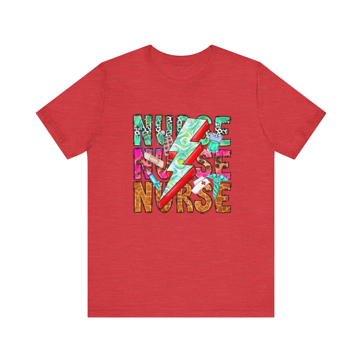 NURSE Vibes Graphic Tee – Bold, Bright & Built for Healthcare Heroes
