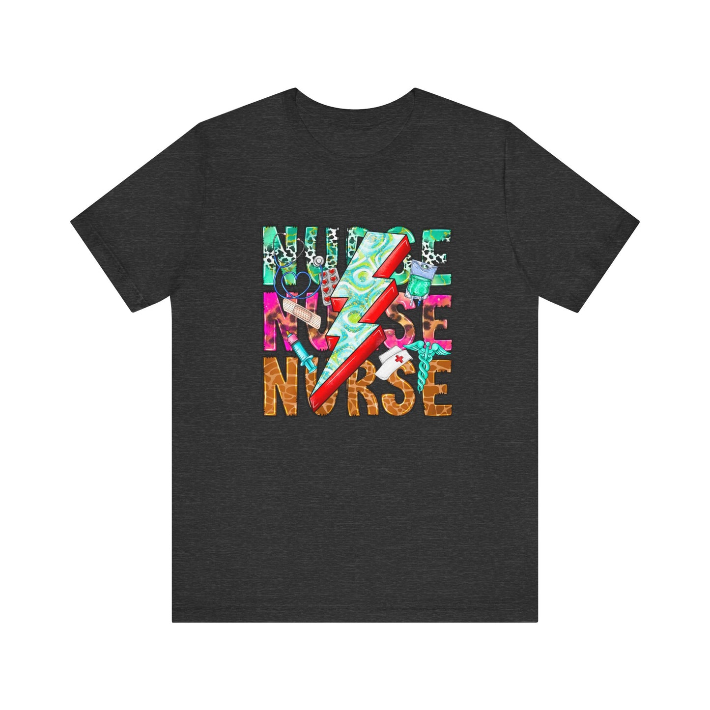 NURSE Vibes Graphic Tee – Bold, Bright & Built for Healthcare Heroes