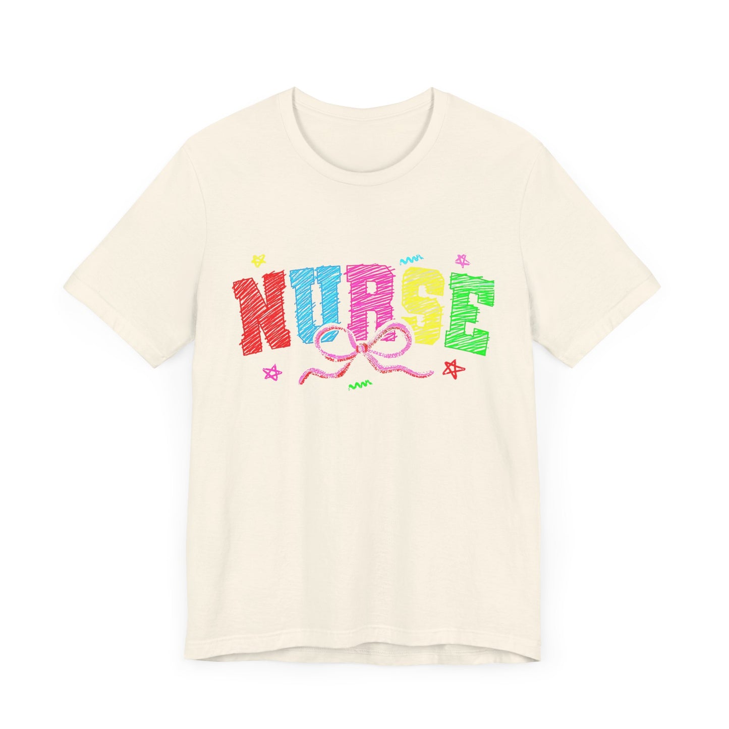 Nurse Tee with Color Writing