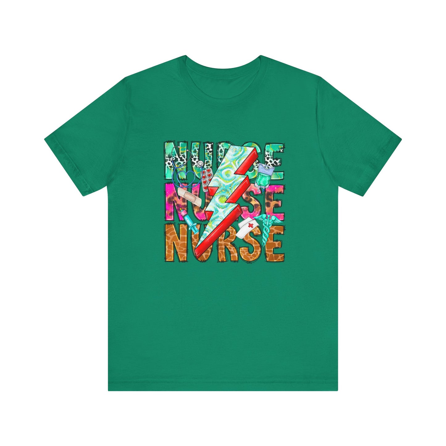 NURSE Vibes Graphic Tee – Bold, Bright & Built for Healthcare Heroes