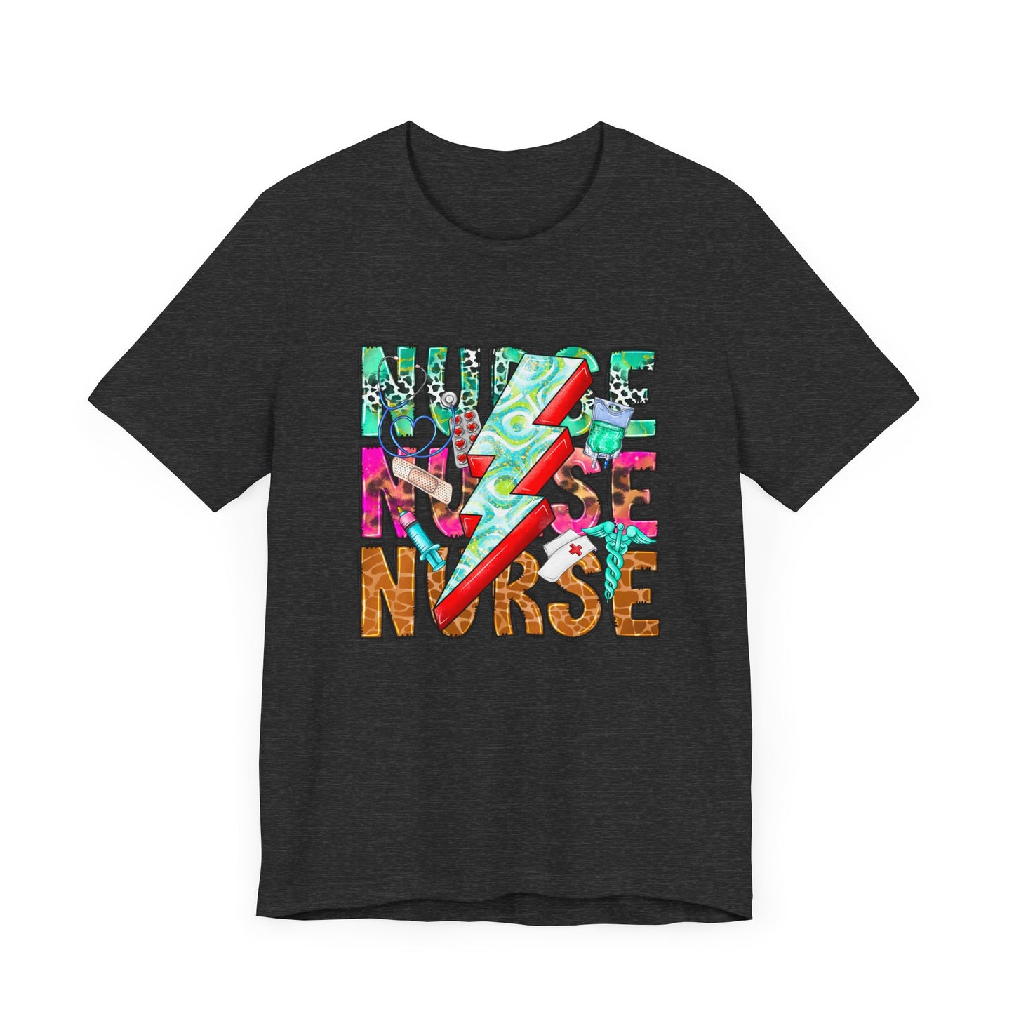 NURSE Vibes Graphic Tee – Bold, Bright & Built for Healthcare Heroes