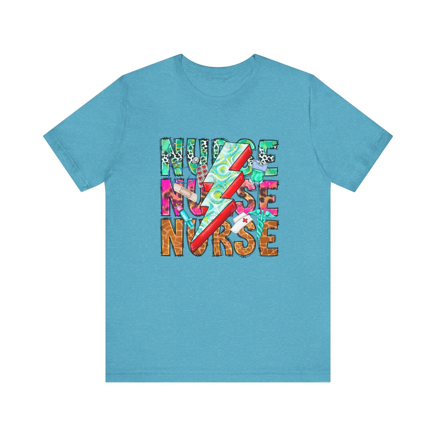 NURSE Vibes Graphic Tee – Bold, Bright & Built for Healthcare Heroes