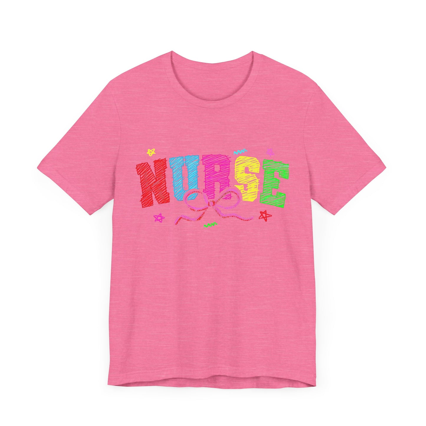 Nurse Tee with Color Writing