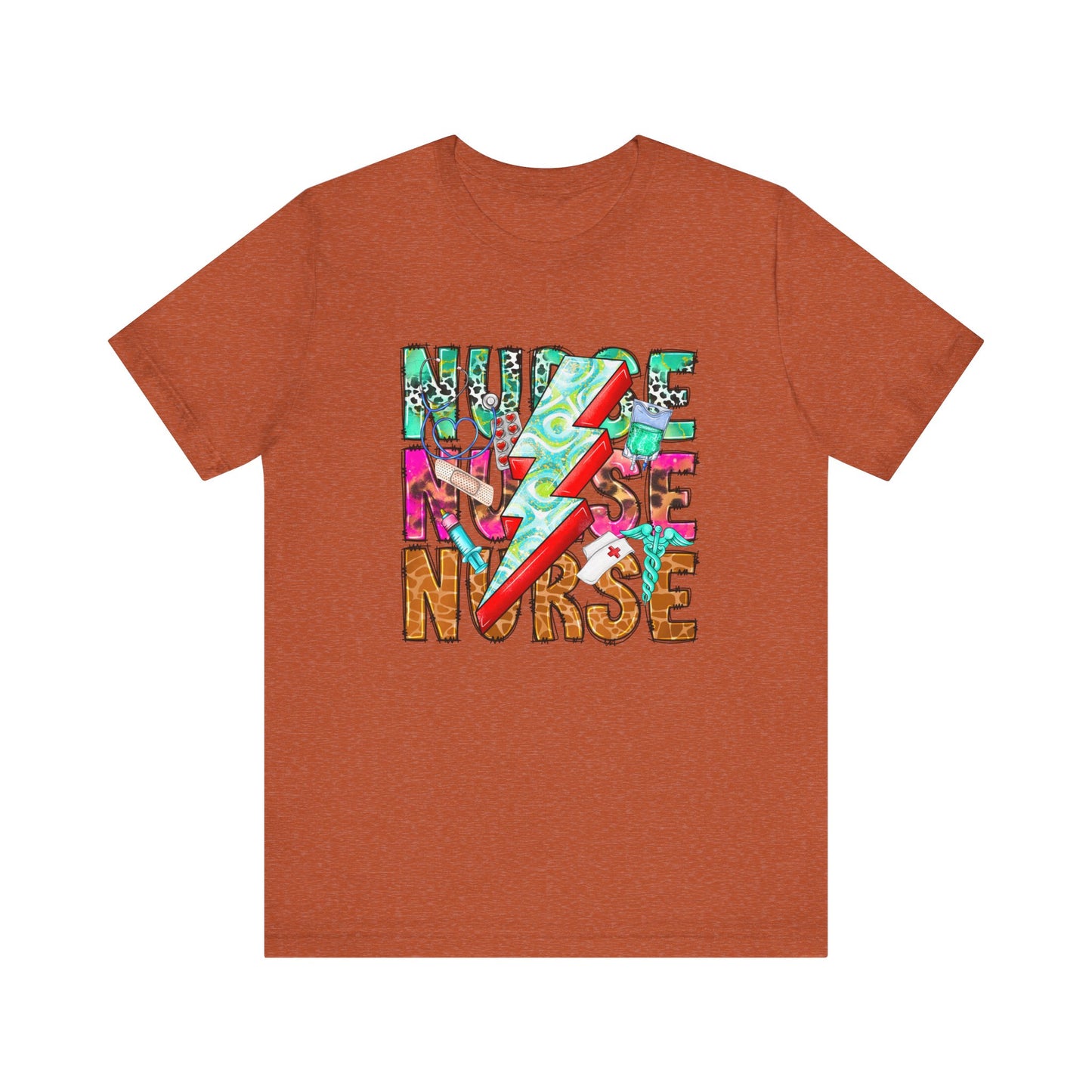 NURSE Vibes Graphic Tee – Bold, Bright & Built for Healthcare Heroes