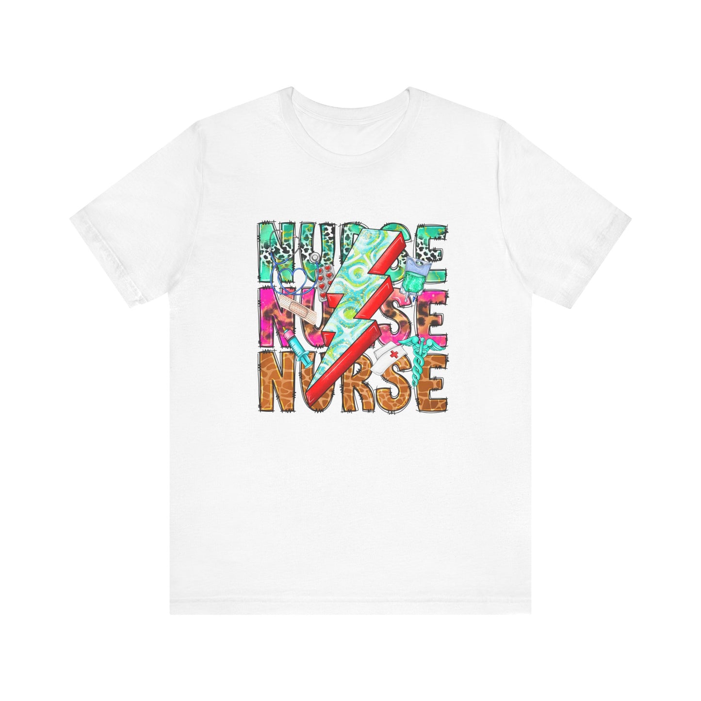 NURSE Vibes Graphic Tee – Bold, Bright & Built for Healthcare Heroes