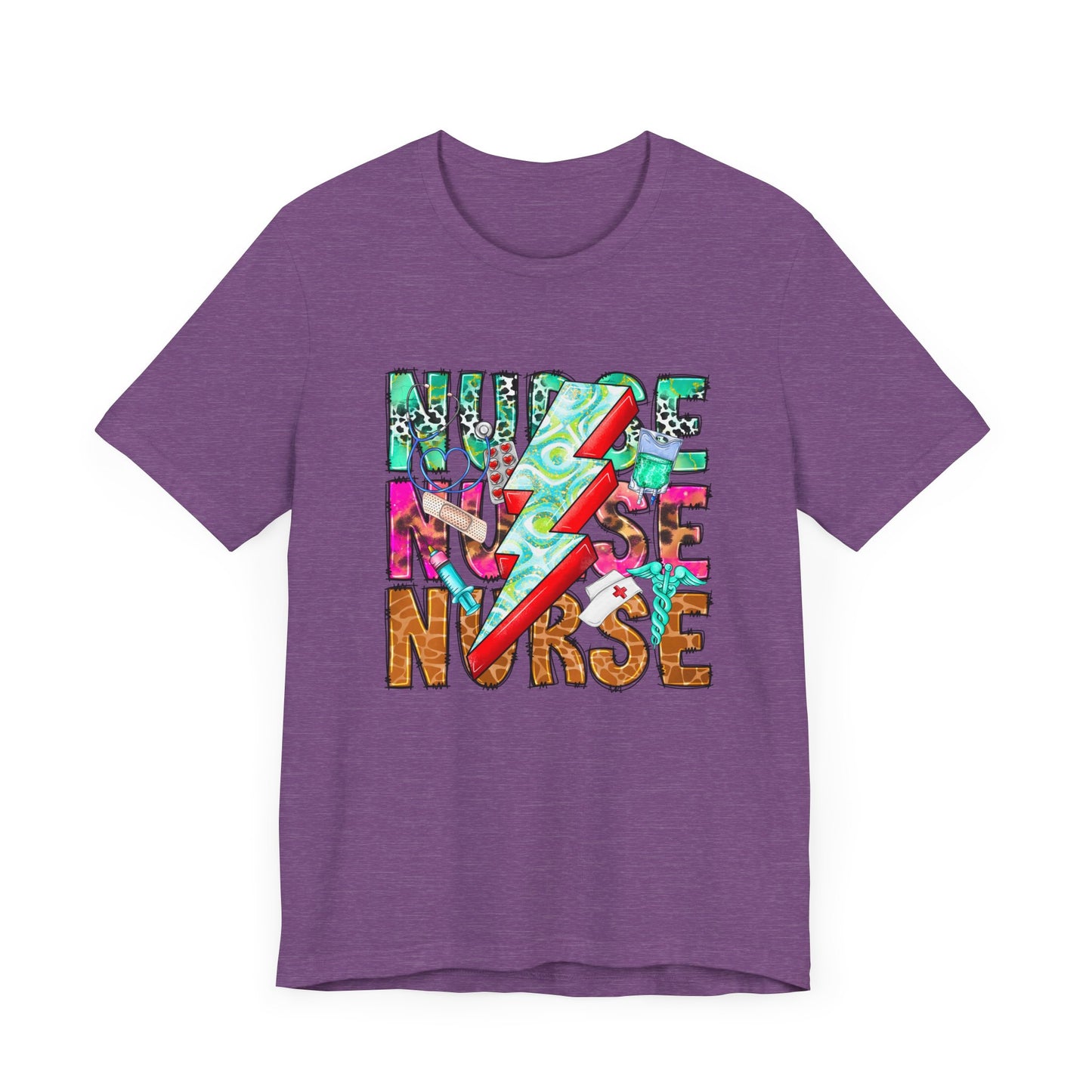 NURSE Vibes Graphic Tee – Bold, Bright & Built for Healthcare Heroes
