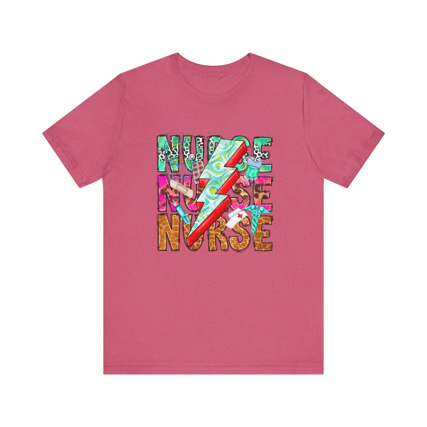 NURSE Vibes Graphic Tee – Bold, Bright & Built for Healthcare Heroes