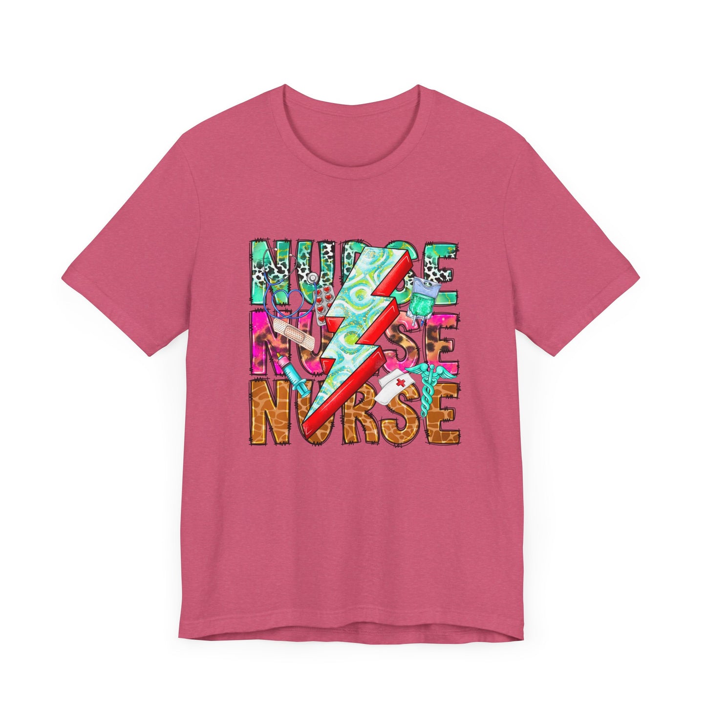 NURSE Vibes Graphic Tee – Bold, Bright & Built for Healthcare Heroes