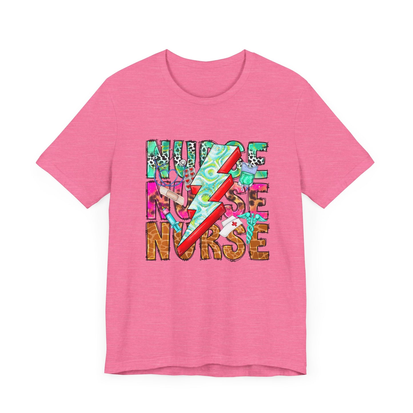 NURSE Vibes Graphic Tee – Bold, Bright & Built for Healthcare Heroes
