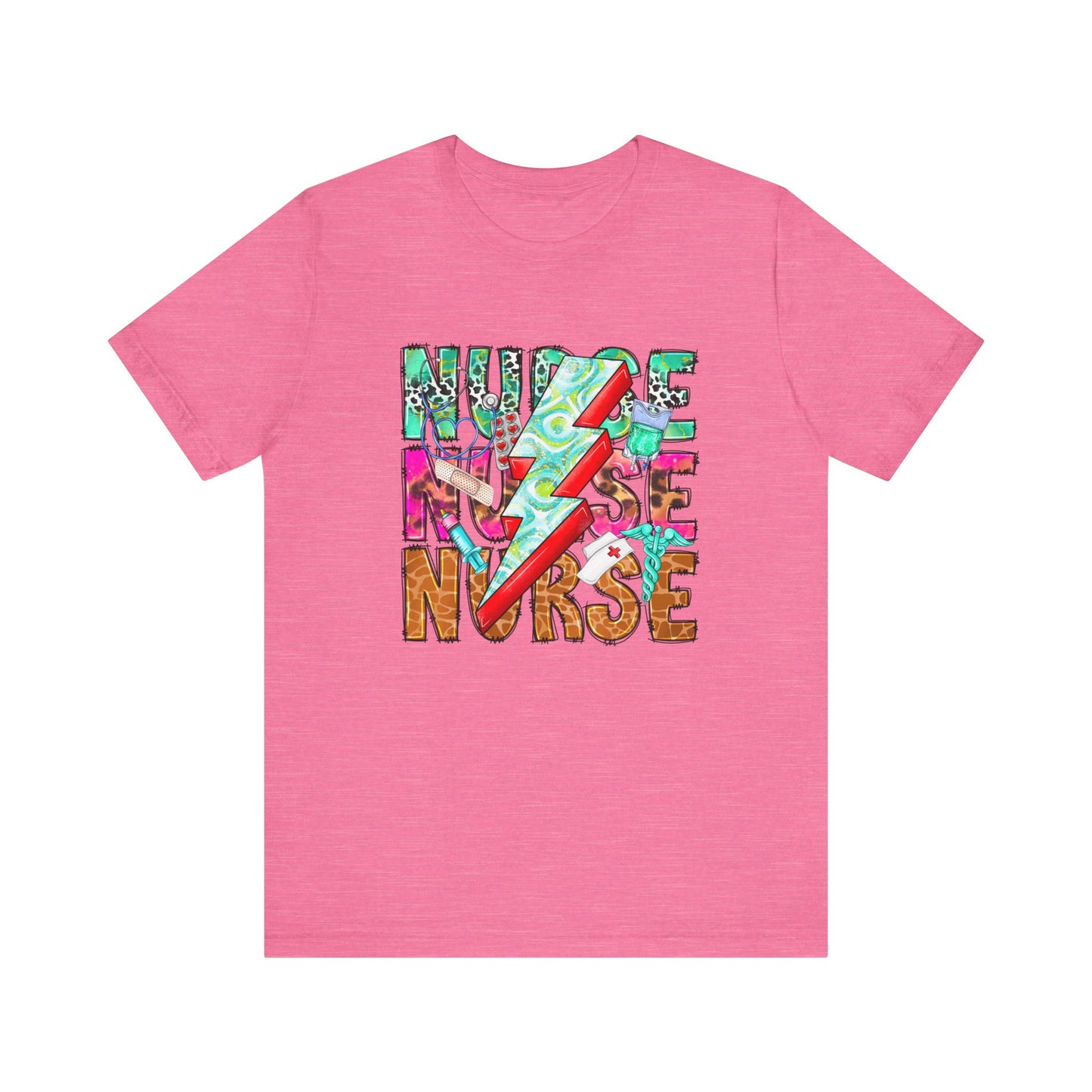 NURSE Vibes Graphic Tee – Bold, Bright & Built for Healthcare Heroes