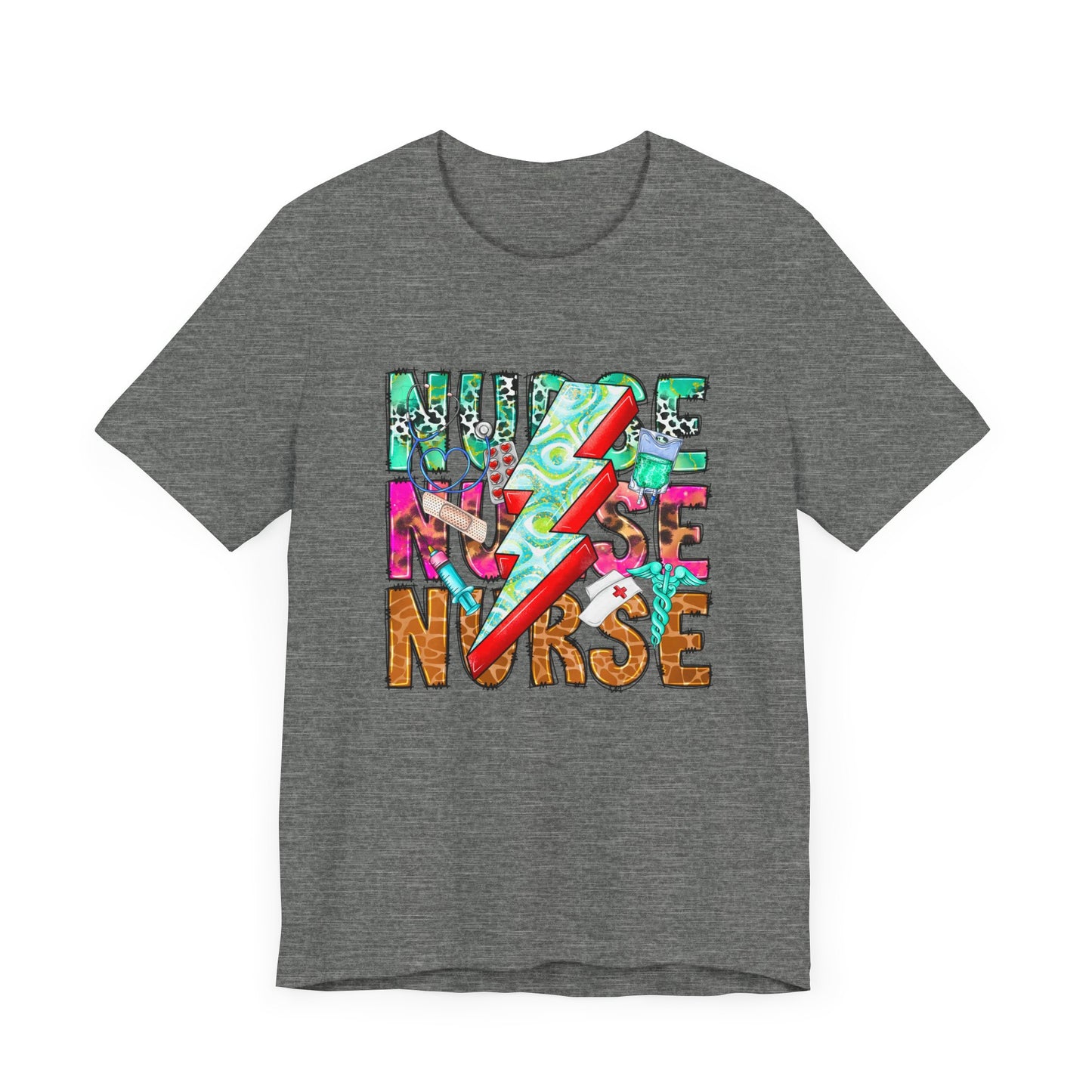 NURSE Vibes Graphic Tee – Bold, Bright & Built for Healthcare Heroes