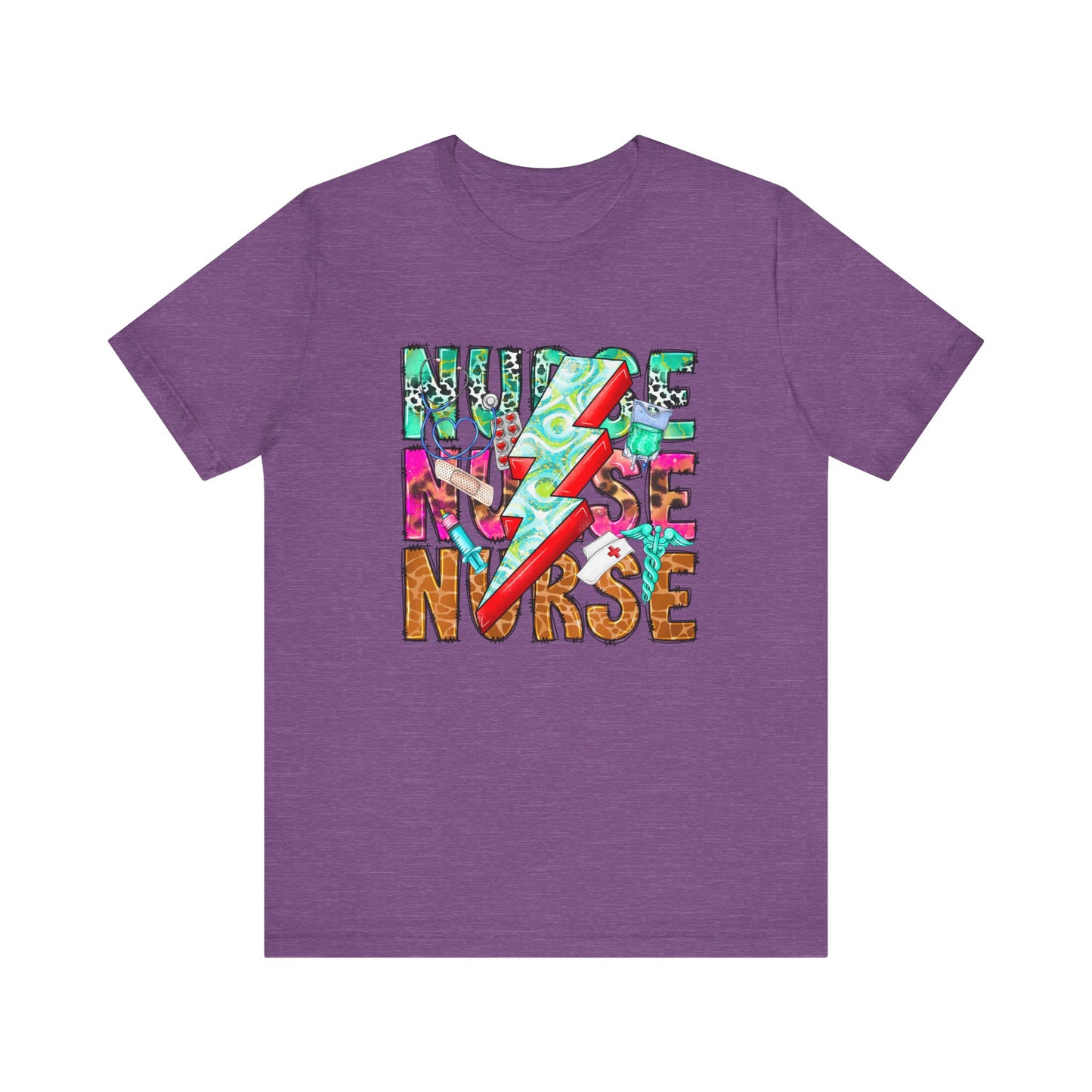 NURSE Vibes Graphic Tee – Bold, Bright & Built for Healthcare Heroes