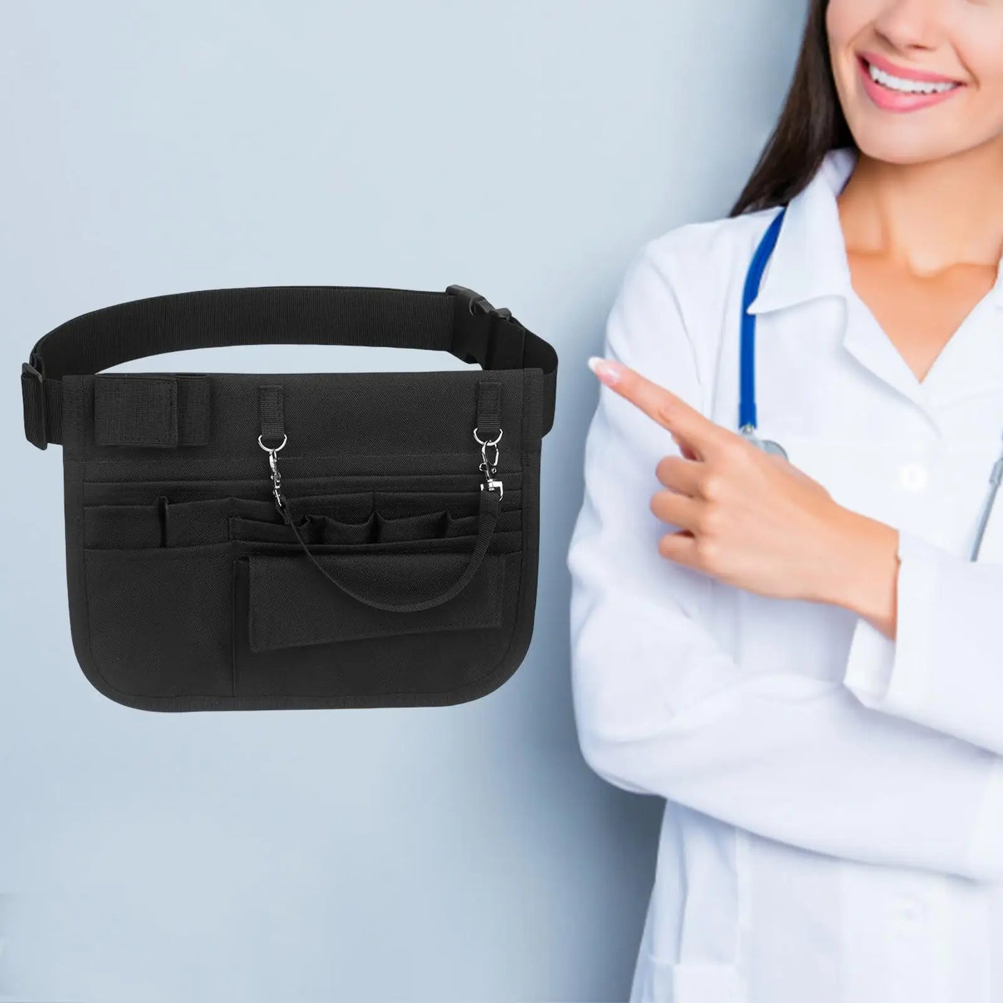 Small Professional Organizer Waist Bag for Tools and Accessories