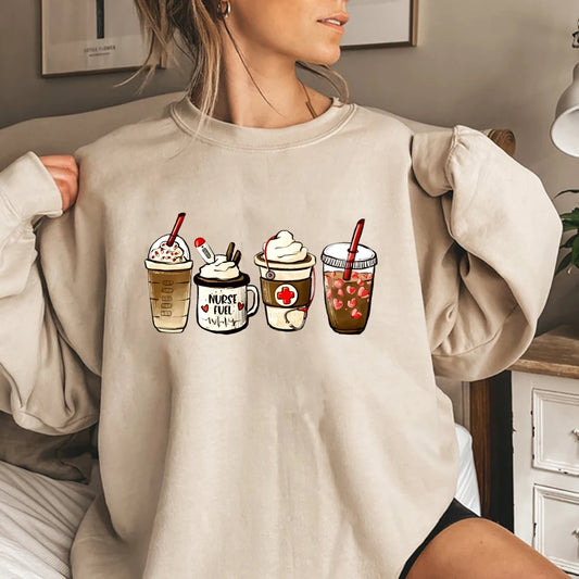 Nurse Fuel Coffee Sweatshirt