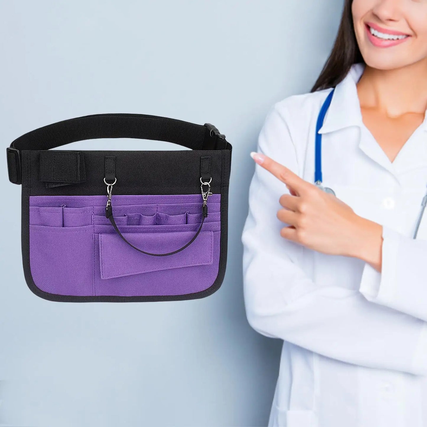 Small Professional Organizer Waist Bag for Tools and Accessories